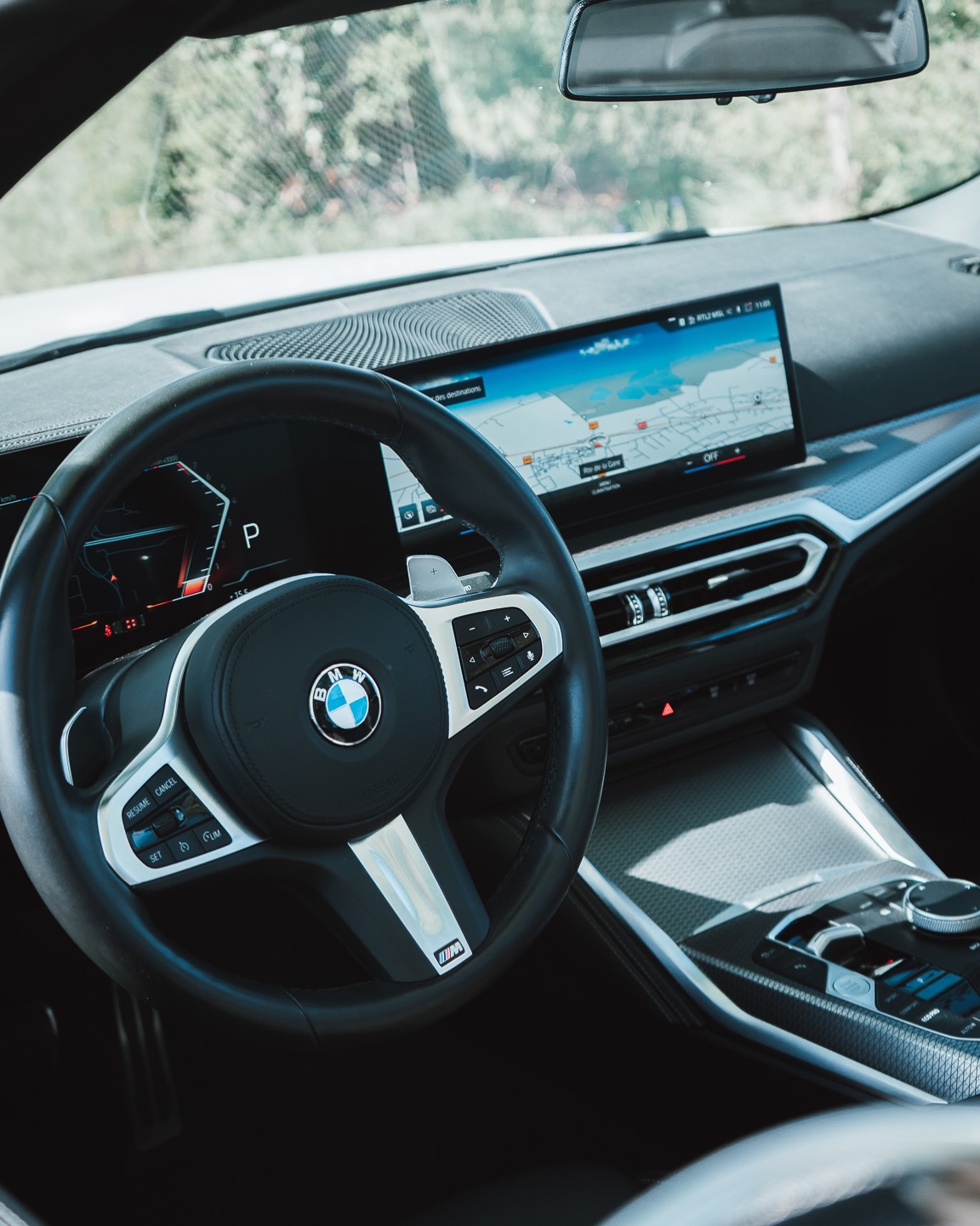 Intérieur BMW M440i, tableau de bord et écran