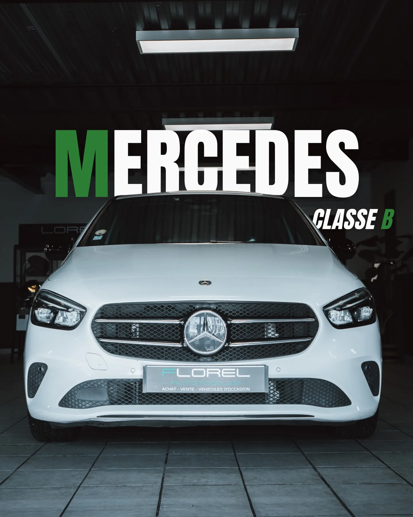 Mercedes Classe B 180d Progressive Line blanche